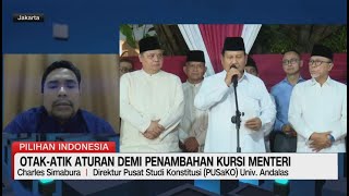 Pakar Tata Negara: Kementerian Sudah Diatur, Tambahan 40 Menteri Perlu Dikritisi | Pilihan Indonesia