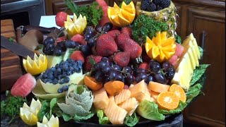Easy fabulous fruit trays for graduations, Weddings, easy decorations to impress your friends. Yummy