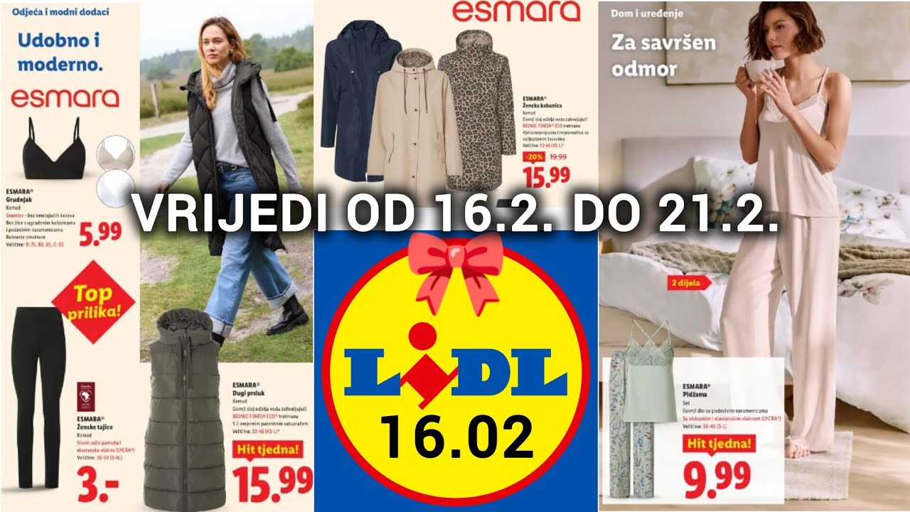 ✨ LIDL Lidlova Promocija Tjedna 16.02. ✨ Kuhinja - Tekstil - Dekoracija Parkside 