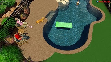 3d pool design by Monogram Custom Pools in Lehigh and Bucks County, PA