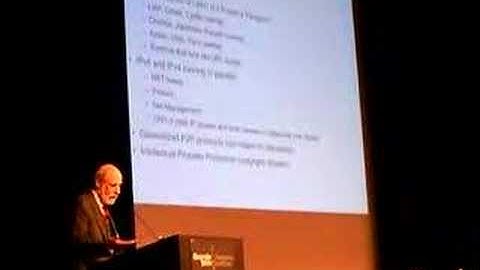 Internet Security Keynote Google VP Vint Cerf