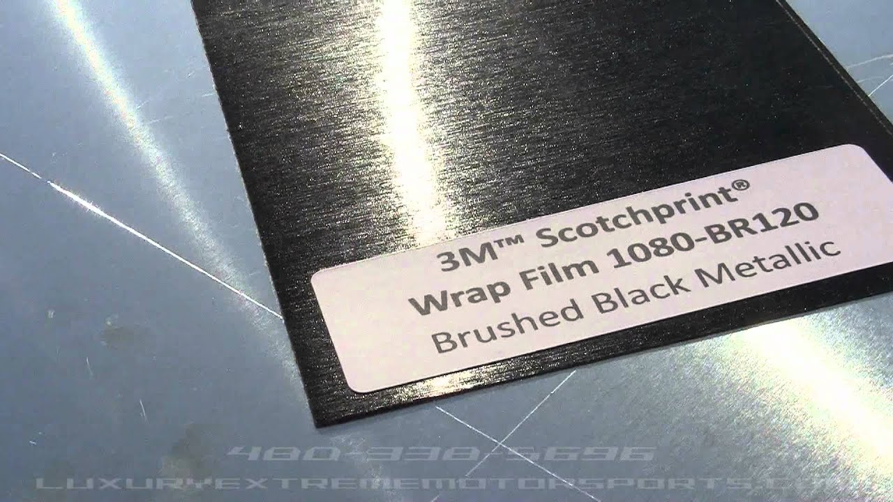 Brushed Black Metallic vinyl 3m YouTube
