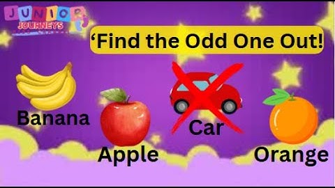 Find the Odd One Out! | Fun Brain Game for Kids | Spot the Different Item | toddlers learning video