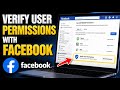How to verify user permissions with Facebook - Quick Tutorial