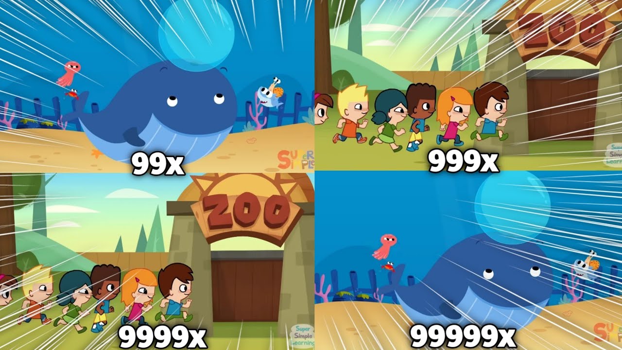 Super Simple Songs Let's Pop The Bubbles & Let's Go To The Zoo