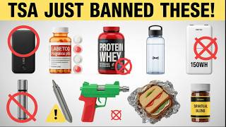 10 NEW  Carry-On Items Now BANNED on flights (TSA 2026 Rules  )