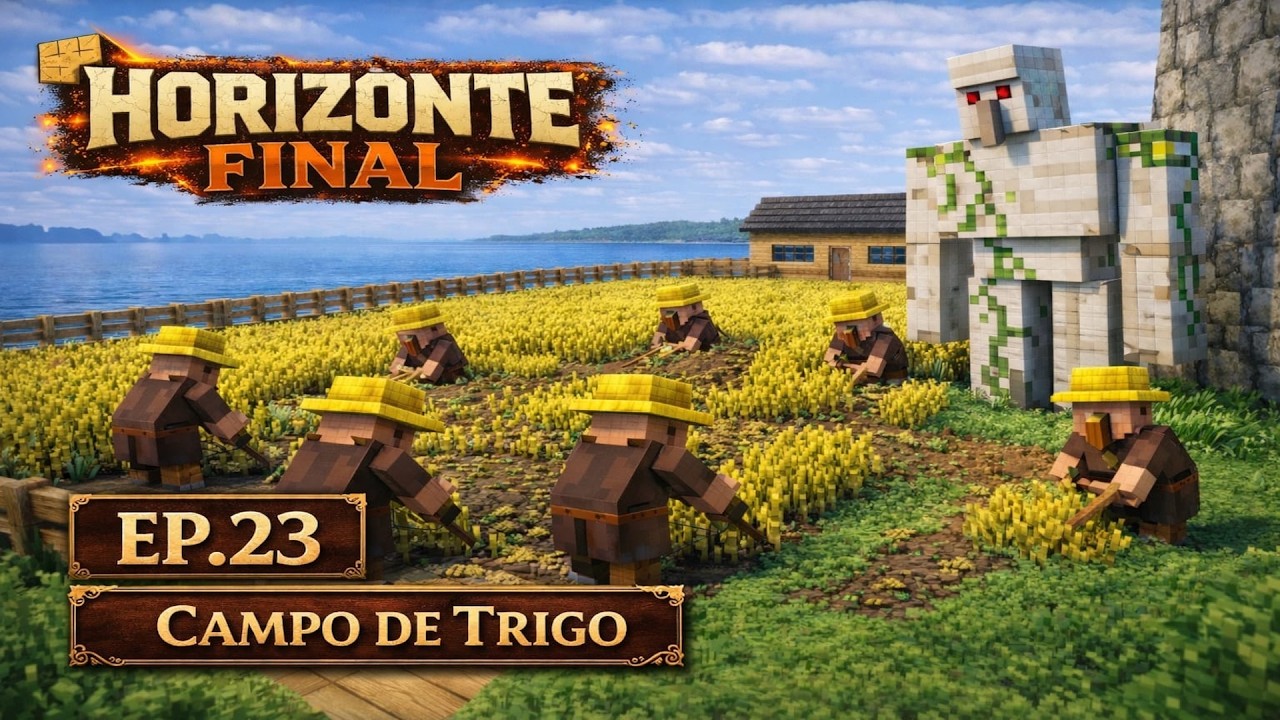 Campo de trigo #23 | HORIZONTE FINAL | Minecraft