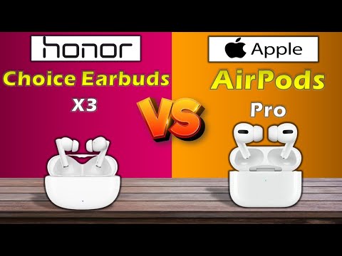 HONOR CHOICE EARBUDS X3 VS APPLE AIRPODS PRO COMPARISON !