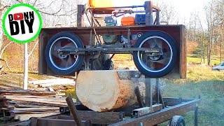 : Maximum Cut Width On My Homemade Sawmill - Band Sawmill Build #28