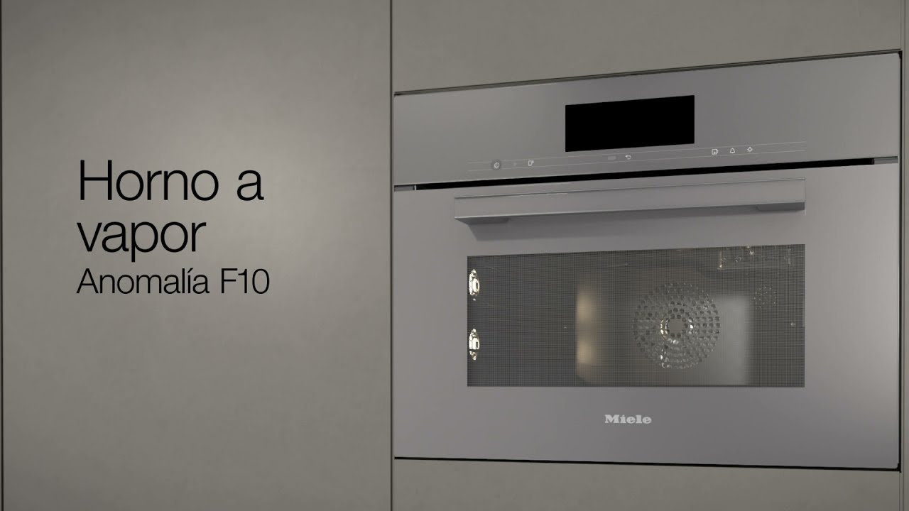 Cómo solucionar el error F10 en hornos a vapor de Miele - YouTube