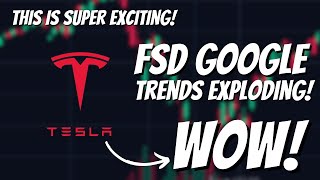 HOLY CRAP Tesla Stock Investors: FSD Search interest is EXPLODING