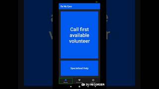 Very important app be my eyes for blind online video call assistant help anytime don