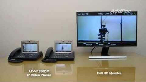AP-VP280DM IP Video Phone HDMI Video output Demonstration. (IP 비디오 폰 HDMI 비디오 출력 데모영상) | AddPac