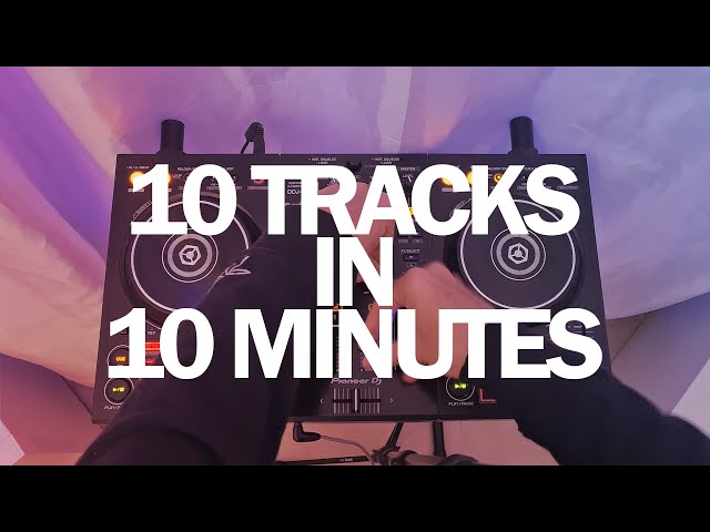 PRO DJ MIXES 10 EDM TRACKS IN 8 MINUTES 💥💥💥 class=