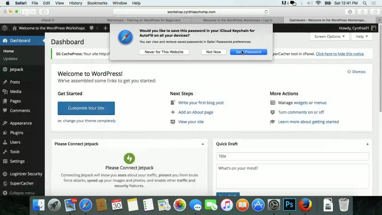 WordPress Workshop - Getting Started in WordPress using Divi by Elegant Themes