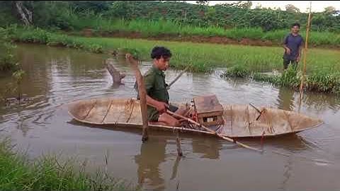 anh em đi bắt cá cá rô phi nước suối tắm vĩ TV