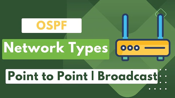 #02 OSPF Network Types | Point to Point | Broadcast