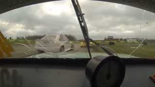 Retro Rallycross Final Croft March 2015 In Car With Lance Foster.