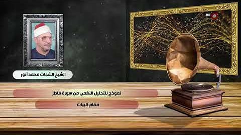 تحليل مقامات لتلاوة《الشحات محمد أنور 》مكتوبة داخل الفديو .