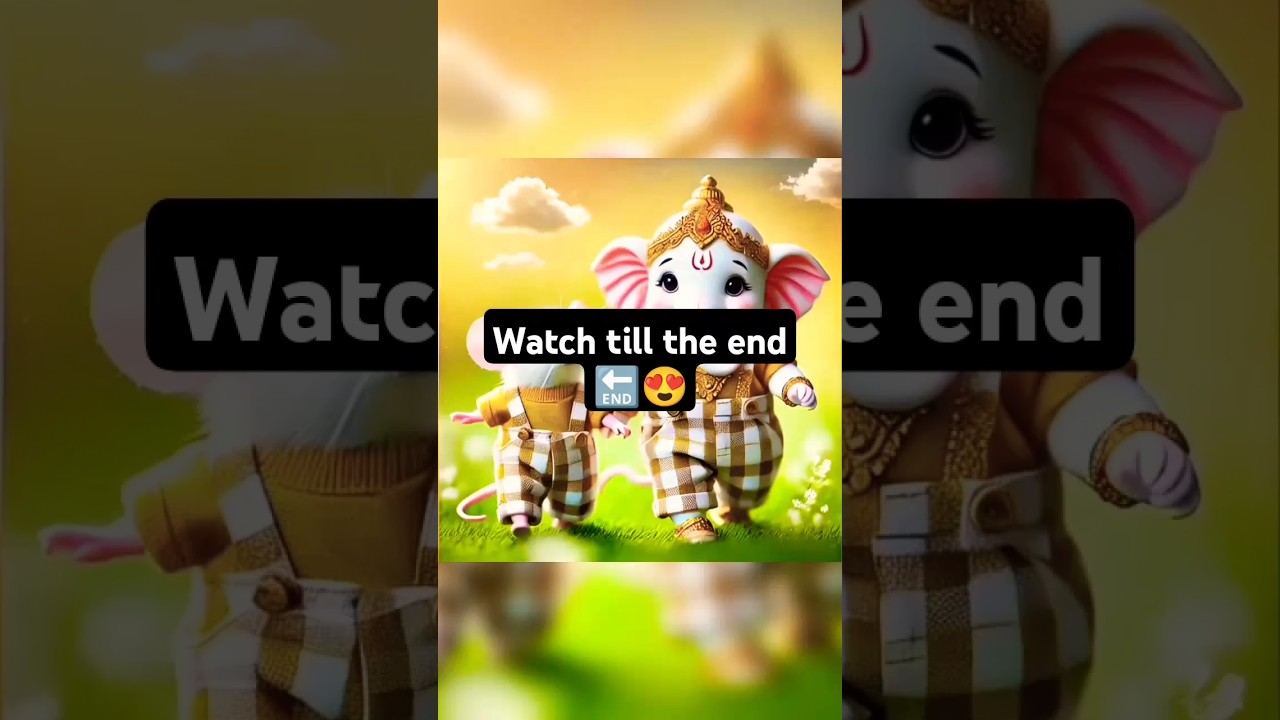 Ek Danta Tere pe Apun Ka hak Banta ???????? Jai Shree Ganesh ???????????????????? #shorts #youtubeshorts #trending #bappa