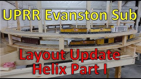 S2022E19 Helix-constructie Deel I - Modeltreinlay-out, operaties en realisme Union Pacific RR