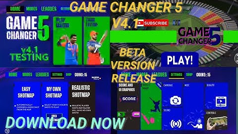 HOW TO PLAY GAME CHANGER 5 V4.1 | BETA VERSION RELEASE | DOWNLOAD NOW 