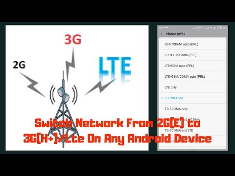 Switch Your Network From 2G(E) to 3G(H+)/Lte On Any Android Device