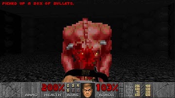 DOOM E1M8 100% Kills and Secrets Walkthrough (UV)