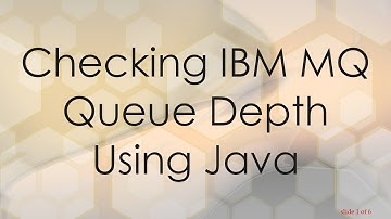 Checking IBM MQ Queue Depth Using Java