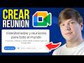 Como CREAR una REUNION en Google Meet - Paso a Paso
