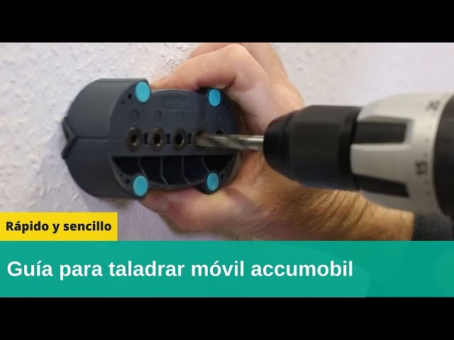 Guía para taladrar móvil accumobil de wolfcraft ¡Para taladrar rápida y  sencillamente! 