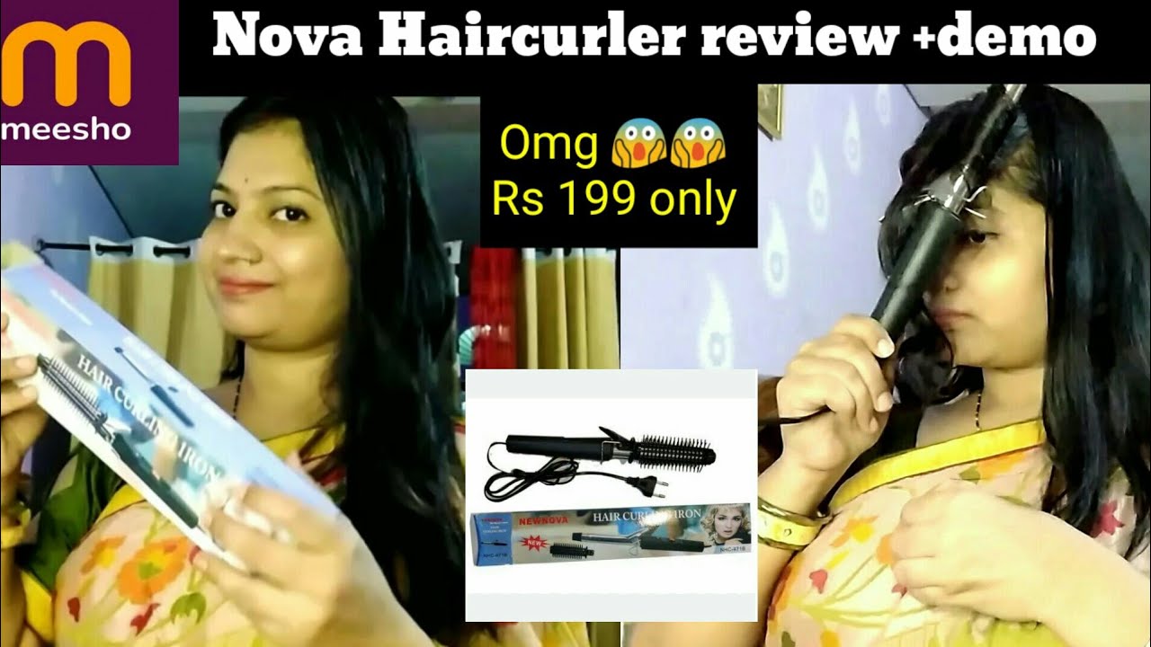 How to curl hair with curler easily full demo + review ll YouTube