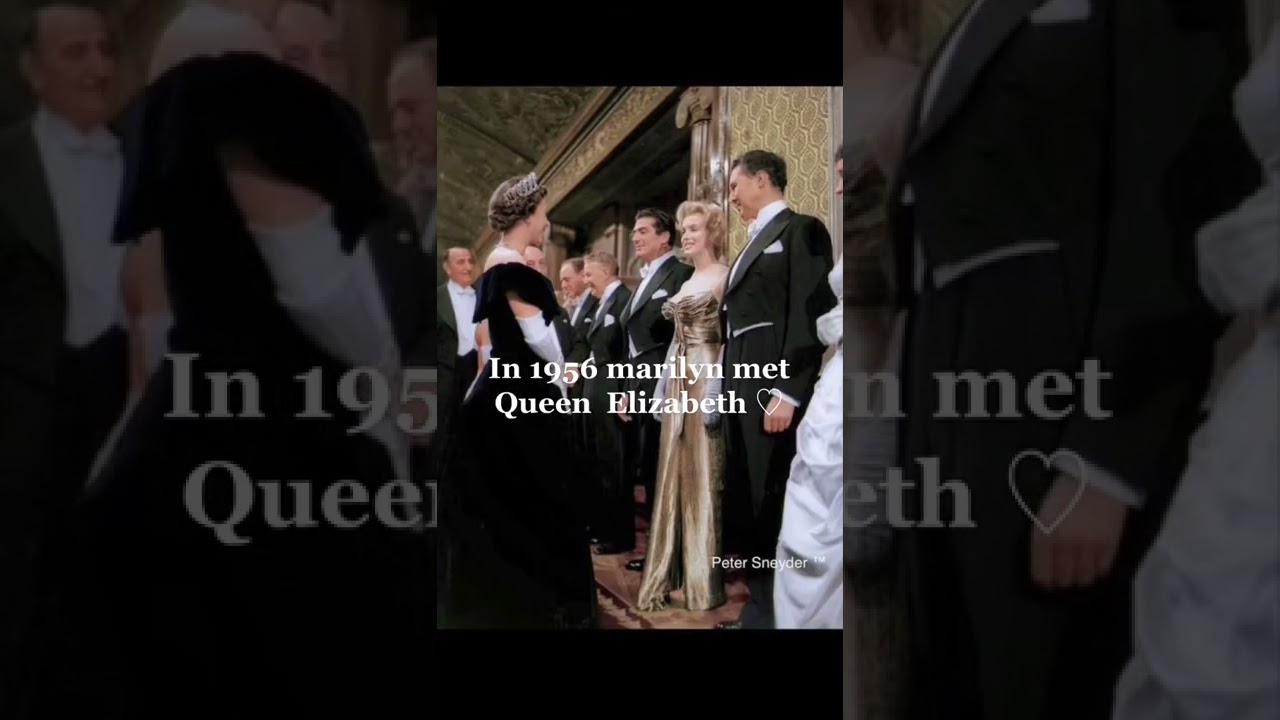 Assista a in 1956 Marilyn met queen Elisabeth😍 #marilynmonroe #queenelizabeth no YouTube Assista a in 1956 Marilyn met queen Elisabeth😍 #marilynmonroe #queenelizabeth no YouTube