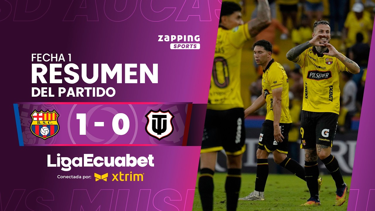 Barcelona SC 1 - 0 Técnico U. / Fecha 1 / Liga Ecuabet conectada por Xtrim 2026