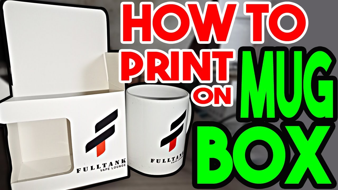 How to print on mug box / carton YouTube