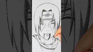 Itachi Uchiha Drawing #Drawing #Pencilsketch #Drawingtutorial #Satisfying  #Artvideo #Viral #Anime