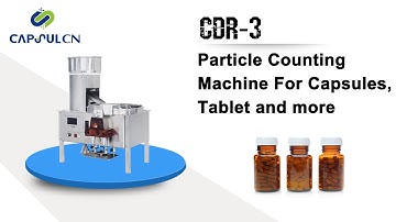 CDR-3 Particle Counting Machine For Capsules, Tablet and more