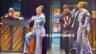 Alicia Keys & Tank Perform A Medley At Hells Kitchen Broadway Live Encore Sessions