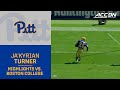 Pitt RB Ja'Kyrian Turner Highlight vs. Boston College