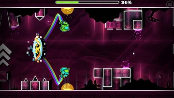 Geometry Dash Tuani by ISJ3Y (hard 4*) all 3 coins Daily level #92.