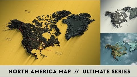 North America Map | USA, Canada, Mexico After Effects Templates