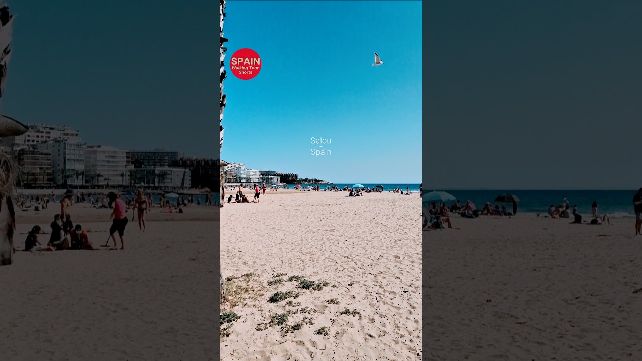 📍SALOU 🇪🇦 Beach Summer Vibes Walking Tour ☀️ Catalonia, Spain 