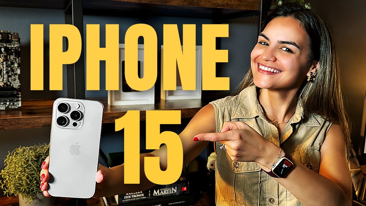 Compramos o iPhone 15 Pro - Vlog Review