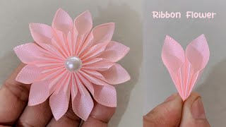 Amazing Ribbon Flower / Easy Flower Making | DIY Ribbon Flowers