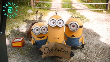 The Crew Hitch a Ride to Villain Con With Bank Robbers | Minions