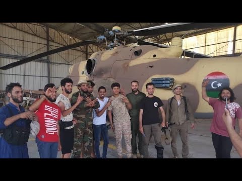 Libyan Legitimate GNA Forces Captured Mİ-35 Helicopter in Tarhuna