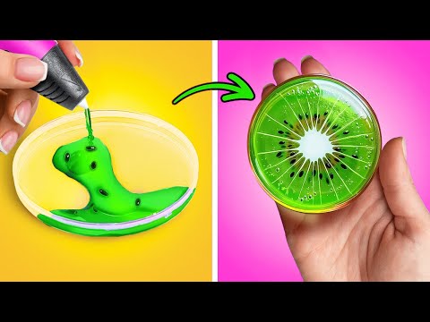 ความท้าทายงานฝีมือ 3 มิติ รวย vs จน || เครื่องประดับอัญมณี! งานฝีมือขนาดเล็ก โดย 123 GO! School