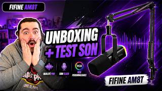 FIFINE AM8T : Le micro gaming RGB qui m’a surpris !