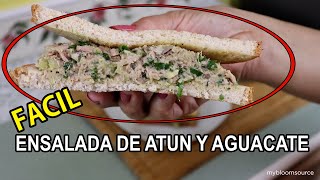 SPANISH | Receta de Ensalada de Atún Y Aguacate Fácil y Saludable by mybloomsource 55 views 3 years ago 3 minutes, 1 second
