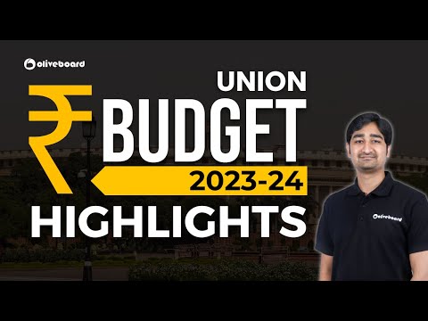 Union Budget 2023-24 Highlights || Budget 2023 Current Affairs || Budget 2023 By Aditya Dubey